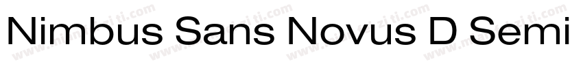Nimbus Sans Novus D Semi Bold字体转换
